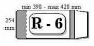 Okładka książkowa regulowana R-6 254 x 390 - 420 mm