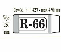 Okładka książkowa regulowana R-66 257 x 427 - 450 mm