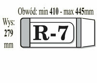 Okładka książkowa regulowana R-7 279 x 410 - 445 mm