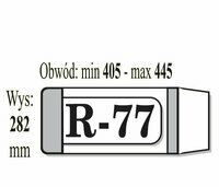 Okładka książkowa regulowana R-77 282 x 405 - 445 mm