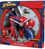 Zegar ścienny dla dzieci Spiderman, 25cm 