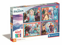 Puzzle Kraina Lodu 4w1, puzzle Frozen