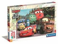 Clementoni, Puzzle 24el Maxi Cars on the road 24239