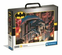 Clementoni, Puzzle 1000el w walizce Batman 39678