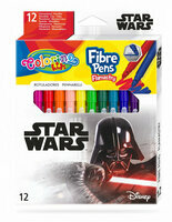 Flamastry 12 kolorów Star Wars Colorino Kids, Darth Vader