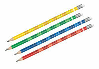 Ołówek z gumką i tabliczką mnożenia 66143 Colorino różne wzory