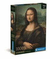 Puzzle 1000 elementów Compact Museum Leonardo da Vinci: Gioconda. Mona Lisa