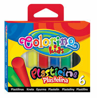 Plastelina 6 kolorów Colorino Kids 13871