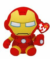 Maskotka Ty, Beanie Babies, Marvel, Iron Man, 15cm