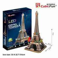 Puzzle 3D LED Wieża Eiffel'a 85el