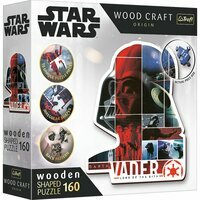 Puzzle drewniane 160el. Star Wars Darth Vader, Trefl
