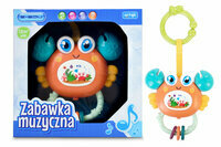 Zabawka muzyczna Krab E-Edu, interaktywna zabawka dla niemowlaka