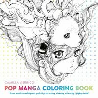 Kolorowanka dla dorosłych Pop manga, Coloring book