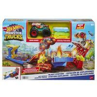 Hot Wheels Monster Trucks Demolka na stacji