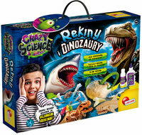 Zestaw edukacyjny, Crazy Science, Rekiny i dinozaury, Lisciani 