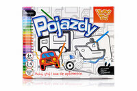 Maluj graj - Pojazdy, gra dla dzieci memory