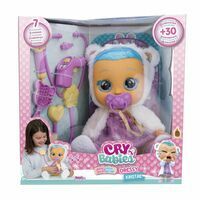 Interaktywna lalka Cry Babies Kristal, lalka u lekarza