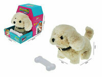 Pluszowy piesek na baterie interaktywny,  Electronic Mini Plush Pet