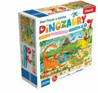 Maxi puzzle gra logiczna Dinozaury 