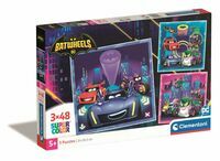 Clementoni Puzzle 3x48el SuperColor square Batwheels