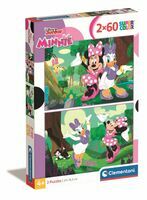 Puzzle Myszka Minnie 2x60el SuperColor 