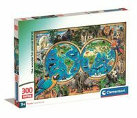 Clementoni, Puzzle 300el, Super The wonderful Animal World 