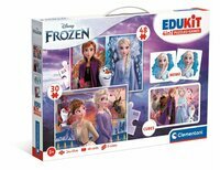 Zestaw gier i puzzli Frozen, Edukit 4w1