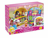 Pinypon CITY – Zestaw "Burgerownia" z laleczką 7cm 16618