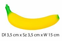 Zabawka antystresowa do ściskania squishy Banan