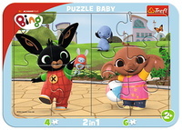 Puzzle Ramkowe Baby Zabawy Binga, Bing, Trefl