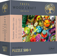 Puzzle drewniane 501el - Kolorowe koktajle 20154