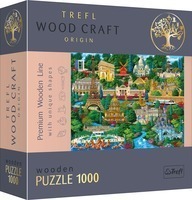 Puzzle drewniane 1000el - Francja - znane miejsca 20150