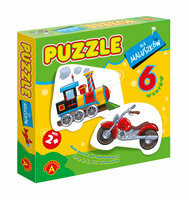 Puzzle dla maluszków Lokomotywa
