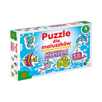 Puzzle progresywne dla maluszków Podwodne zwierzęta