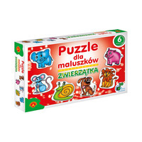 Puzzle progresywne dla maluszków Zwierzątka