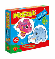 Puzzle dla maluszków Rybka