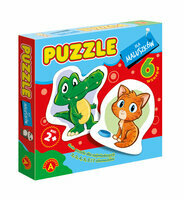 Puzzle dla maluszków Krokodyl