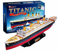 Puzzle 3D Titanic zestaw XL 113 elementów 24011