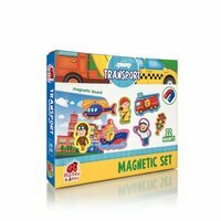 Puzzle magnetyczne Pojazdy z tablicą RK2090-04