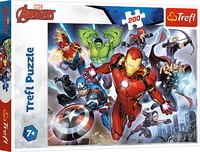 Puzzle 200el, Waleczni Avengers Marvel, Venom, Ironman, Kapitan Ameryka