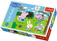 Puzzle 30 elementów Świnka Peppa Leśna wyprawa 18245