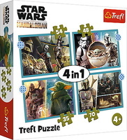 Puzzle Star Wars 4w1 35,48,54,70e, Mandalorian Star Wars 