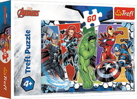Puzzle 60el, Niezwyciężeni Avengers, Iron Man, Hulk, Thor
