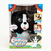 Maskotka Emotion Pets Czarny Piesek, płacze