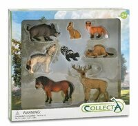 Zestaw 8 zwierząt leśnych w opakowaniu Collecta 84151