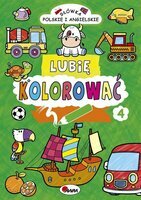 Książka Lubię kolorować 4 Słówka polskie i angielskie