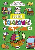 Książka Lubię kolorować 4 Słówka polskie i angielskie