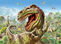 Malowanie po numerach Dinozaur T-Rex 40 x 50 6176