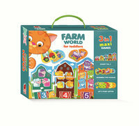Gra edukacyjna Farm world for toddlers RK1310-01 Roter Kafer