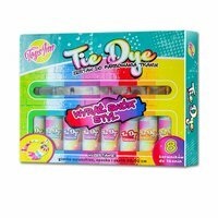 Zestaw do farbowania tkanin Tie Dye duży 8 kolorów 7052